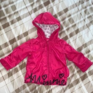 Disney hot pink jacket, Minnie Mouse. 9-12 mo’s.